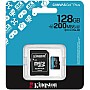 Kingston Canvas Go Plus microSDXC 128GB Class 10 U3 V30 A2 UHS-I με αντάπτορα Kingston Canvas Go Plus microSDXC 128GB Class 10 U3 V30 A2 UHS-I με αντάπτορα