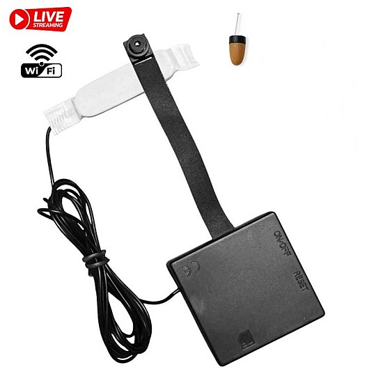  κρυφό ακουστικό ψείρα με κάμερα