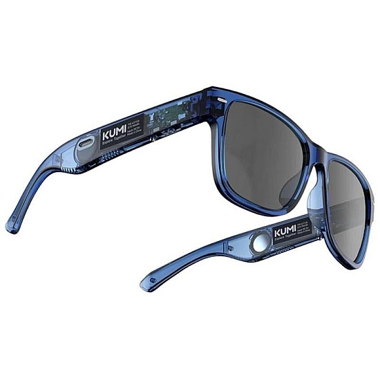 KUMI Meta V1 Smart Glasses Bluetooth 5.0 Γυαλιά Ηλίου με Ακουστικά - Μπλε