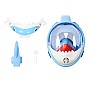 Thenice KF-3  Παιδική Μάσκα Θαλάσσης Καρχαριάκι (Baby Shark) Full Face Snorkel Mask (XS/S) (Mπλε)