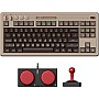 8BitDo Retro Mechanical Keyboard-C64 Edition Ασύρματο Gaming Μηχανικό Πληκτρολόγιο με Kailh Box White Διακόπτες (Αγγλικό US)
