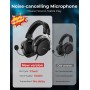 Mpow Air SE BH439A  7.1 Over Ear Gaming Headset με σύνδεση 3.5mm Μαύρα/Ασημί