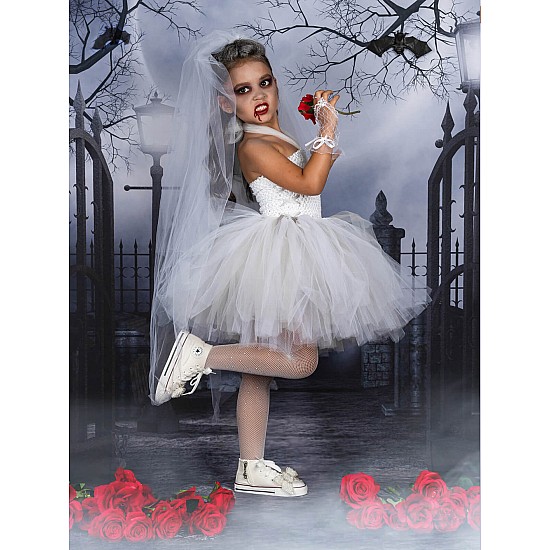 Παιδική Στολή Μυστηριώδης Νύφη των Σκιών (Alice Party 31516)