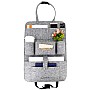 Organizer Αυτοκινήτου Πλάτης Καθίσματος Felt με 6 Θήκες 60x40cm - Γκρι