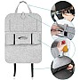 Organizer Αυτοκινήτου Πλάτης Καθίσματος Felt με 6 Θήκες 60x40cm - Γκρι