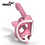 Thenice KF-6 Παιδική Μάσκα Θαλάσσης Καρχαρίας με Νεροπίστολο Full Face Snorkel Mask (XS) Pink