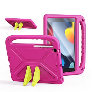 Dux Ducis Puff Series Kids EVA Θήκη για iPad 7/8/9 10.2 με Βάση Στήριξης - Pink