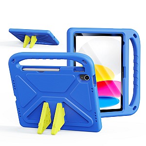 Dux Ducis Puff Series Kids EVA Θήκη για iPad 10 (2022) / 11 (2025) με Βάση Στήριξης - Blue