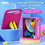 Dux Ducis Puff Series Kids EVA Θήκη για iPad 7/8/9 10.2 με Βάση Στήριξης - Blue