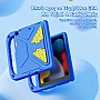Dux Ducis Puff Series Kids EVA Θήκη για iPad 7/8/9 10.2 με Βάση Στήριξης - Blue