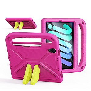 Dux Ducis Puff Series Kids EVA Θήκη για iPad Mini 6/7 με Βάση Στήριξης - Pink