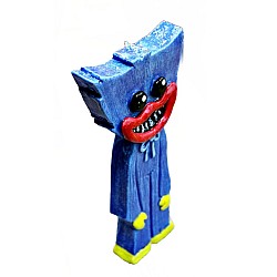Πασχαλινή λαμπάδα χάγκι γουάγκι (Huggy Wuggy) 3D μπλε 22Χ10Χ2.5cm 003145