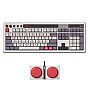 8BitDo Retro Mechanical Keyboard-108 Edition Ασύρματο Gaming Πληκτρολόγιο με Kailh Box White Διακόπτες & Super Buttons (Αγγλικό US)