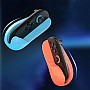 JYS Ποντίκι Gaming RGB για Nintendo Switch 2 με Φόρτιση Χειριστηρίων (Joy-Con) JYS-NS2320 (Blue-Orange)