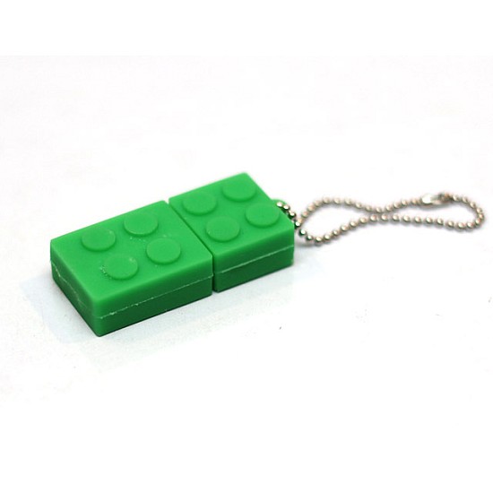 Qianlianjie Lego Brick USB Drive 16GB USB 3.0 (B07F66YCYK) Πράσινο