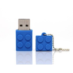 Qianlianjie Lego Brick USB Drive 16GB USB 3.0 (B07F6CB28M) Μπλε