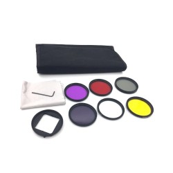 OEM Kit Φίλτρων Φακού για GoPro 4/3+ GP277 52mm(UV CPL ND4 Color Φίλτρο)+Αντάπτορας Τοποθέτησης+Θήκη Μεταφοράς