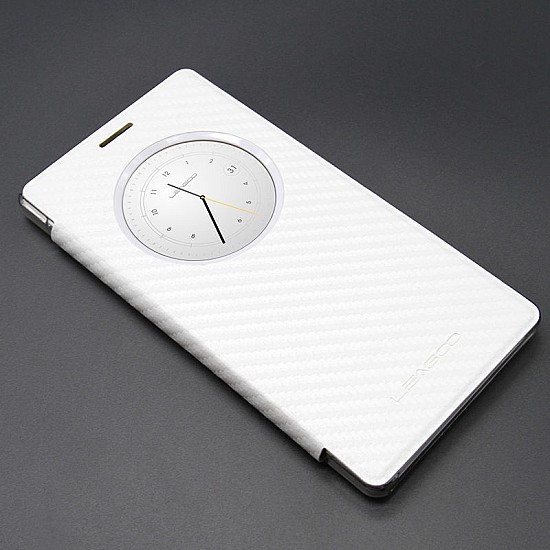 Original Leagoo Elite 2 Flip On Θήκη(Λευκή)
