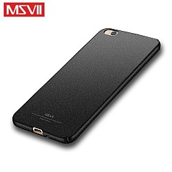 MSVII Ματ Backcover Θήκη (Xiaomi Mi 5c) (Ζαγρέ Μαύρο)
