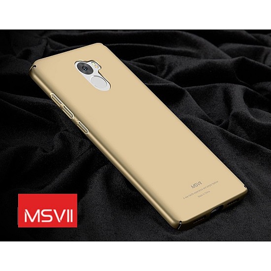MSVII Ματ Backcover Θήκη (Xiaomi Redmi 4 Standard) (Χρυσή)