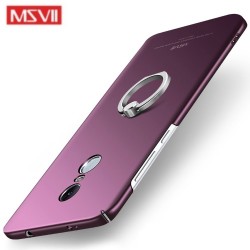 MSVII Ματ Backcover Θήκη (Xiaomi Redmi Note 4X) (Snapdragon) (Purple-Ring)