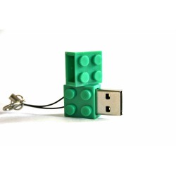 Qianlianjie Lego Brick USB Drive 16GB USB 3.0 (B07F66YCYK) Πράσινο