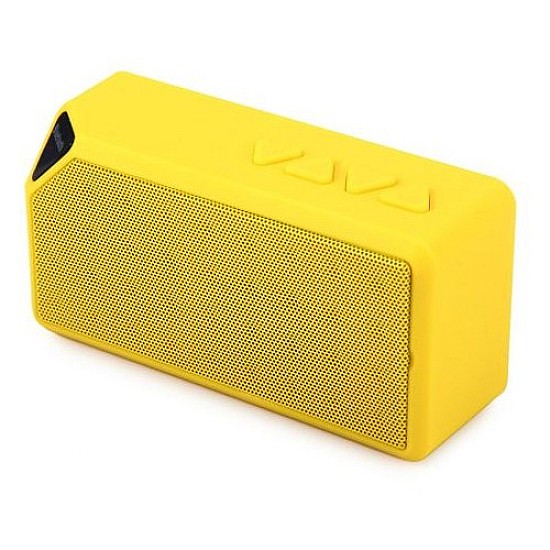 X3 Mini Ηχείο Bluetooth,Handsfree,FM Radio,TF/USB(OEM)(Κίτρινο)