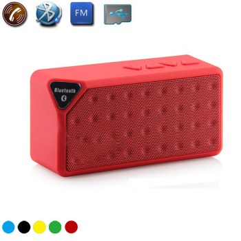 X3 Mini Ηχείο Bluetooth,Handsfree,FM Radio,TF/USB(OEM)(Κόκκινο)