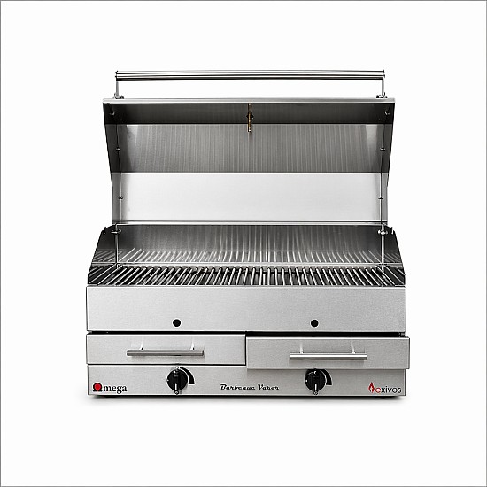 Ψησταριά υγραερίου με καπάκι