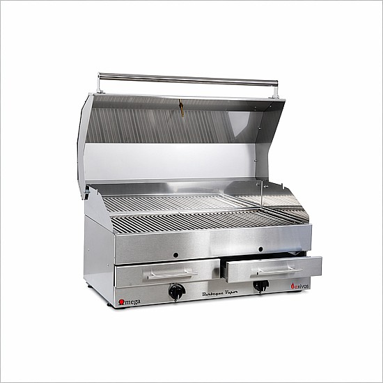 Ψησταριά υγραερίου με καπάκι