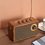 Old Street Audio Retro AS23 Ασύρματο Ηχείο Ξύλινο (5W/Μπαταρία 1500mAh/Bluetooth 5.4/FM Radio/USB/TF/AUX/TWS) Old Street Audio Retro AS23 Ασύρματο Ηχείο Ξύλινο (5W/Μπαταρία 1500mAh/Bluetooth 5.4/FM Radio/USB/TF/AUX/TWS)