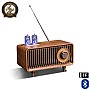 Old Street Audio AS19 Retro Bluetooth Ηχείο Ξύλινο (5W/Μπαταρία 1800mAh/Bluetooth 5.4/FM Radio/USB/TF/AUX/TWS) Old Street Audio AS19 Retro Bluetooth Ηχείο Ξύλινο (5W/Μπαταρία 1800mAh/Bluetooth 5.4/FM Radio/USB/TF/AUX/TWS)