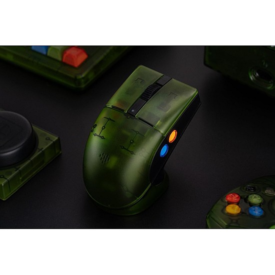 8BitDo Retro R8 Ασύρματο Gaming Ποντίκι με Ρετρό Σχεδιασμό και Βάση Φόρτισης retro gaming ποντίκι