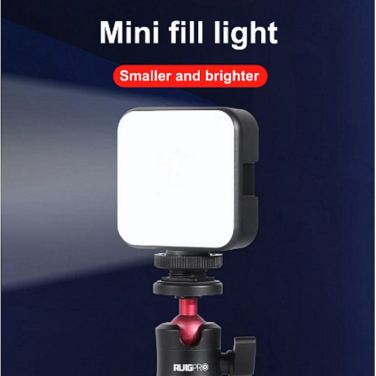 Ruigpro Fill Light - Μίνι Φορητό LED Φως Πλήρωσης 5600K (5W/Επαναφορτιζόμενο/36pcs)