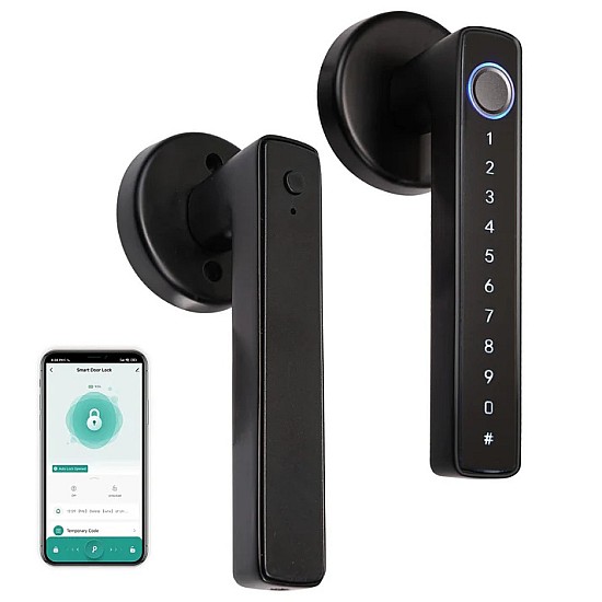 smart door lock με δακτυλικό αποτύπωμα
