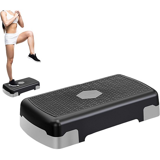 COOWOO Step Γυμναστικής 45cm Αντιολισθητικό για Aerobic & Pilates Step Γυμναστικής