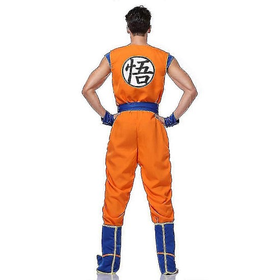 Ανδρική Στολή Dragon Ball Σονγκόκου (Alice Party 19862) (Μπλούζα, Παντελόνι, Περικάρπια, Ζώνη, Γκέτες) Στολή Songoku