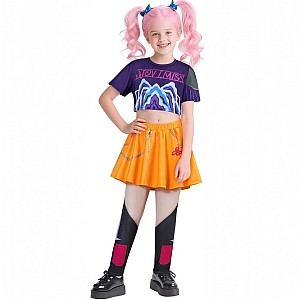 Παιδική Στολή KPop Demon Hunters Mira Halloween Look Alice Party 76290