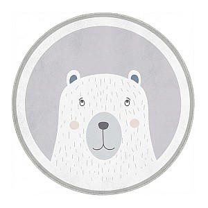Giggles & Co. Στρογγυλό Βρεφικό Χαλί “Nordic Bear” – Μαλακό 3εκ. (Ø200 εκ.)
