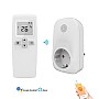 Hysen HY703+HY201RF WiFi Ασύρματη Θερμοστατική Πρίζα με Τηλεκοντρόλ Ρύθμισης Θερμοκρασίας
