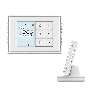Hysen HY010RF Θερμοστάτης Smart με LCD Τηλεκοντρόλ Ρύθμισης Θερμοκρασίας