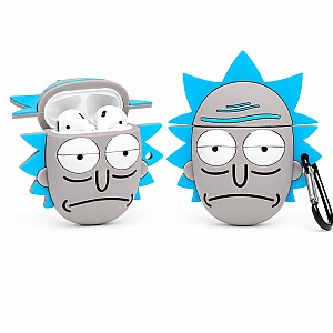 Rick & Morty Θήκη Σιλικόνης 3D για Apple AirPods 1/2 - Rick