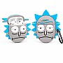 Rick & Morty Θήκη Σιλικόνης 3D για Apple AirPods 1/2 - Rick