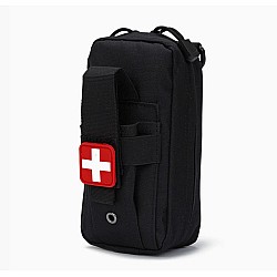 HoneybeeLY DFS0321 Molle IFAK Θήκη Πρώτων Βοηθειών Rip-Away (Outdoor/ Camping/ Survival/ Tactical) (Pouch Only) Black Θήκη για πρώτες βοήθειες