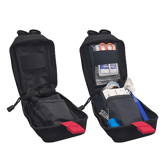 HoneybeeLY DFS0321 Molle IFAK Θήκη Πρώτων Βοηθειών Rip-Away (Outdoor/ Camping/ Survival/ Tactical) (Pouch Only) Black Θήκη για πρώτες βοήθειες