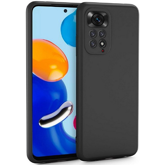 Tech-Protect Θήκη Σιλικόνης Icon - Xiaomi Redmi Note 11 / 11S - Black (9589046922442)