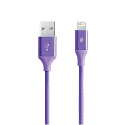 TTEC AlumiCable™ Καλώδιο Φόρτισης&Συγχρονισμού (lightning) 120cm Purple