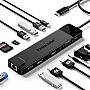 Lemorele TC100 Docking Station 13-σε-1 USB-C Hub με Dual 4K HDMI, VGA, PD 100W, Ethernet, SD/TF & Audio για Laptop / MacBook / Surface Lemorele TC100 Docking Station 13-σε-1 USB-C Hub με Dual 4K HDMI, VGA, PD 100W, Ethernet, SD/TF & Audio για Laptop / MacBook / Surface