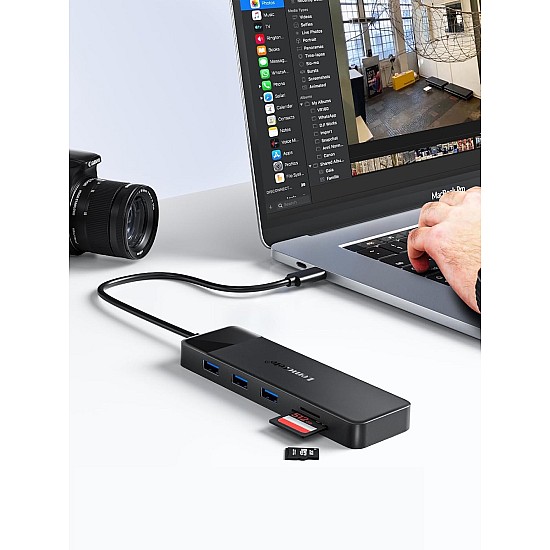 USB-C Hub για 3 Οθόνες με HDMI, VGA και PD 100W
