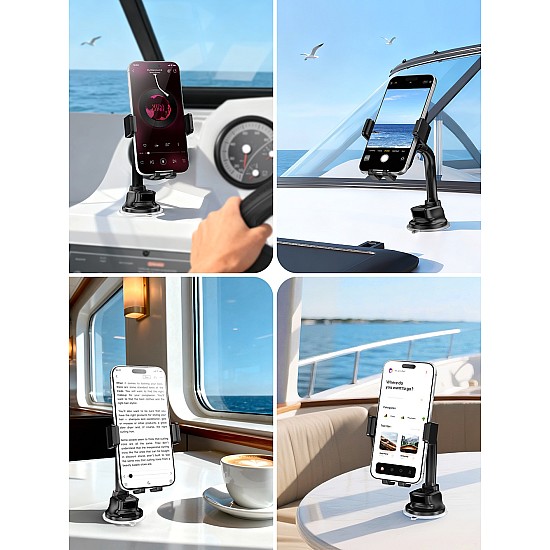 Βάση κινητού με μακρύ βραχίονα και βεντούζα